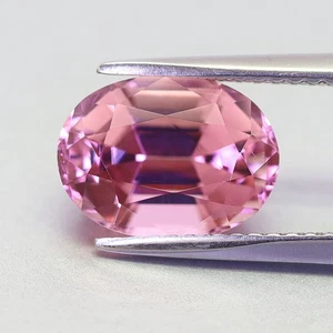 3.08Ct Hot Pink Oval Shape Natural Unheated Tourmaline Loose Gemstone Mozambique - Picture 1 of 1