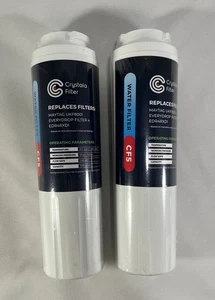 2-Pack Crystala Filters UKF8001 Everydrop Filter 4, EDR4RXD1, Maytag UKF8001AXX - Picture 1 of 2