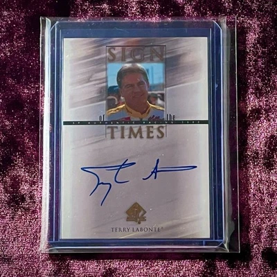 Terry Labonte 2000 SP Sign Times Autograph MINT NASCAR Auto Racing HOF Legends💙 - Image 1 of 2