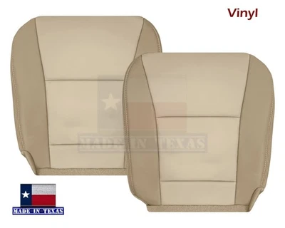 Para Ford Explorer 2006-2010 bronceado conductor pasajero parte inferior Syn. Funda de asiento de cuero Foto 1 de 4