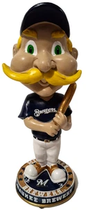 Bernie Brewer Milwaukee Brewers Mascot Collectible LE Baller Bobble Head MLB - Picture 1 of 9