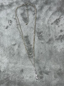 Jenny Bird 24 in Layered Silver Tone chain and Pendant Necklace !!! - Picture 1 of 9