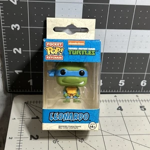 Funko Pocket Pop Keychain TEENAGE MUTANT NINJA TURTLES LEONARDO Figure Keychain - Picture 1 of 6