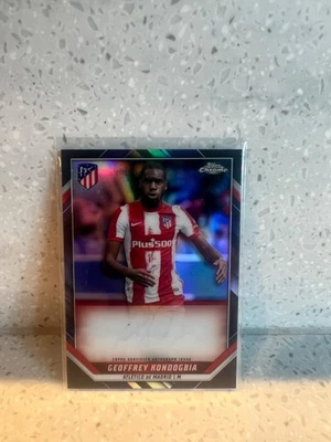 Topps Chrome Atletico Madrid 2021-22 Geoffrey Kondogbia /25 on card auto card - Image 1 of 2