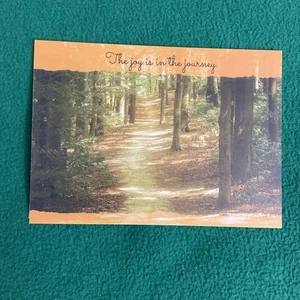 CLOSEOUT-Birthday Greeting Card “The Joy Is In The Journey…” - Picture 1 of 4