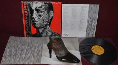 ROLLING STONES TATTOO YOU - R. S. RECORDS ESS-81455 1981 - JAPAN LP OBI NM 1A ED - Image 1 of 2