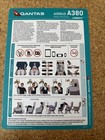 Qantas A380 Safety Card ISSUE 1 Q80817-1