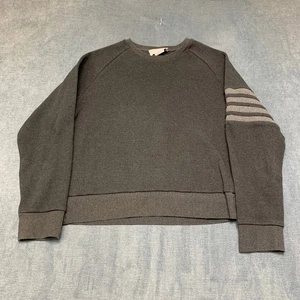 Thom Browne Sweatshirt Herren 5 grau Baumwolle Stretch Loopback 4-Steg Raglanärmel - Bild 1 von 19