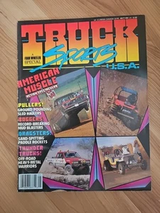 *Rare Vintage 1987 Four Wheeler Monster Jam Truck Sports Bigfoot 4x4 Magazine* - Bild 1 von 12