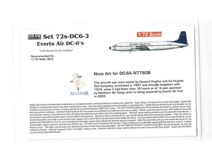 Draw Decal 1/72 Everts Air DC-6s - Bild 1 von 2