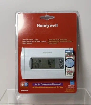 Honeywell RTH230B 5-2 Day Programmable Thermostat Heating Air Conditioning NEW - Image 1 of 4