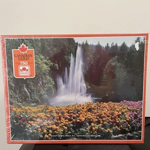 Canadian Guild Golden 750 Pieces Jigsaw Puzzle Butchart Gardens Brand New Sealed - Bild 1 von 8