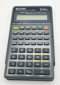 Sharp Scientific Calculator EL-506G D.A.L. With Slide-On Hard Case - Picture 1 of 6