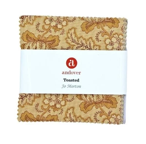 5" Charm Pack - Toasted by Jo Morton for Andover Cotton Fabric Precuts M520.58 - Picture 1 of 1