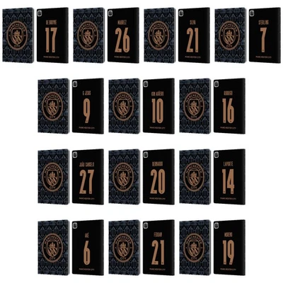MAN CITY FC 2020/21 PLAYERS AWAY KIT GROUP 1 LEATHER BOOK CASE FOR APPLE iPAD - Image 1 of 4