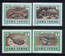 Capo Verde 1986 Mi. 500-503 Nuovo ** 100% Lucertole, Natura