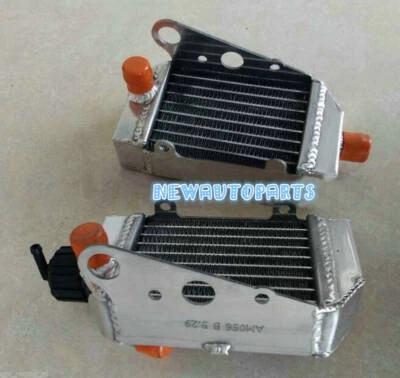 Aluminum Radiator For KTM 50 SX/SXS Mini 49cc/50cc 2012-2023 18 2016 2013 Braced - Image 1 of 4
