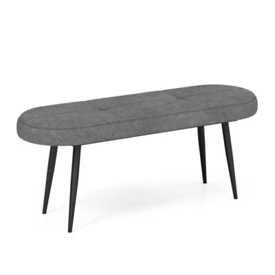 47" Modern Ottoman Bench Upholstered Entryway Bench With Heavy-Duty Metal Frame - Image 1 of 4