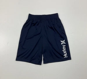 Hurley Boys Size S H2O Dry Navy Blue Athletic Shorts Workout Gym - Picture 1 of 9