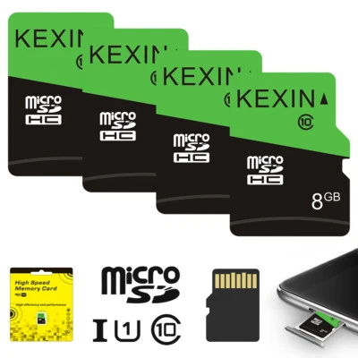 5Pack 8GB 16GB Micro SD TF Card SDHC Class 10 Flash Memory Card For Phone Camera - Image 1 of 4