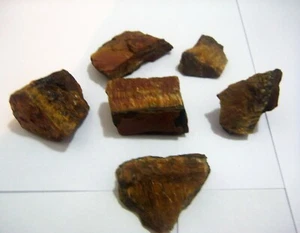 TIGERS EYE NATURAL ROUGH CRYSTAL CHUNK GEMSTONE 40-60MM SOUTH AFRICA  - Picture 1 of 5