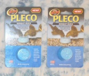 Pleco Two Banquet Block Catfish Food Block's - Picture 1 of 1