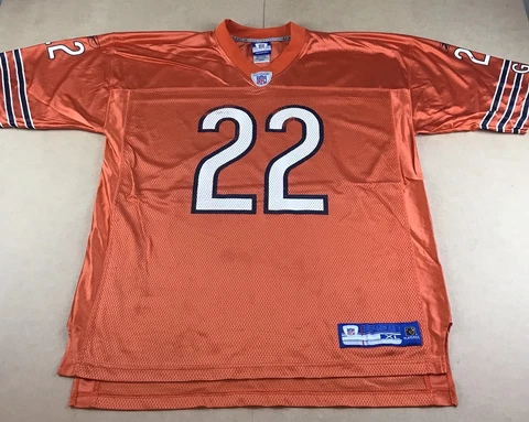 Chicago Bears NFL 22 Matthew Forte Mens Jersey XL Orange Football 1918 Cover