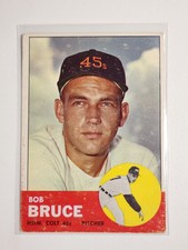 1963 Topps Baseball Bob Bruce #24 Houston Colt .45s