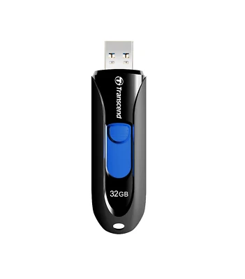 Transcend 32GB JetFlash 790 USB 3.1 Gen 1 Flash Drive, TS32GJF790K with Lanyard - Bild 1 von 4