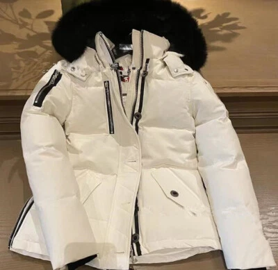 2024AW New Moose Knuckles Scissors Down Hooded Jacket Men Women - Image 1 of 4