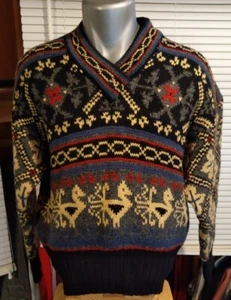 Suéter Vintage Marca NILS Talla Grande GROSO - Imagen 1 de 3