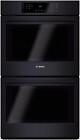 Bosch 800 Series Hbl8661uc 30" Black 12 Modes Ecoclean Double Electric Wall Oven
