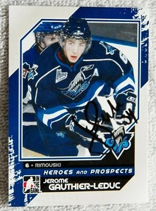 Buffalo Sabres Jerome Gauthier-Leduc signiert 10/11 ITG H&P Rimouski Karte Autogramm - Bild 1 von 1
