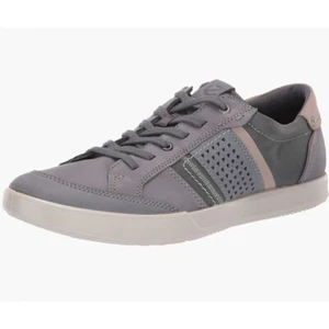 ECCO mens Size 40 Grey Collin 2.0 Lace Sneakers - Picture 1 of 9