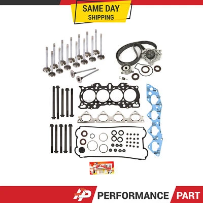 Juego de juntas de culata MLS válvulas correa de distribución compatible con 97-01 Honda CRV 2,0 L B20B4 B20Z2 Foto 1 de 4