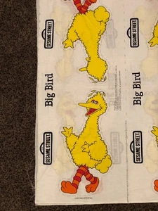 Vintage "BIG BIRD" Ausschnitt ~20"x10"~ Kinderfernsehnetzwerk 1983 #12142 - Bild 1 von 6