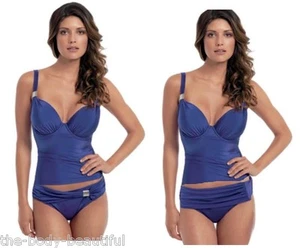 PANACHE HALLE U/W TANKINI BIKINI BRA+PANT SET VIOLET-PURPLE - Picture 1 of 2