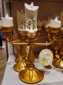 DISNEY PARKS LUMIERE BEAUTY & THE BEAST 11 LIGHT-UP Candlestick CANDELABRA Fig - Bild 1 von 1