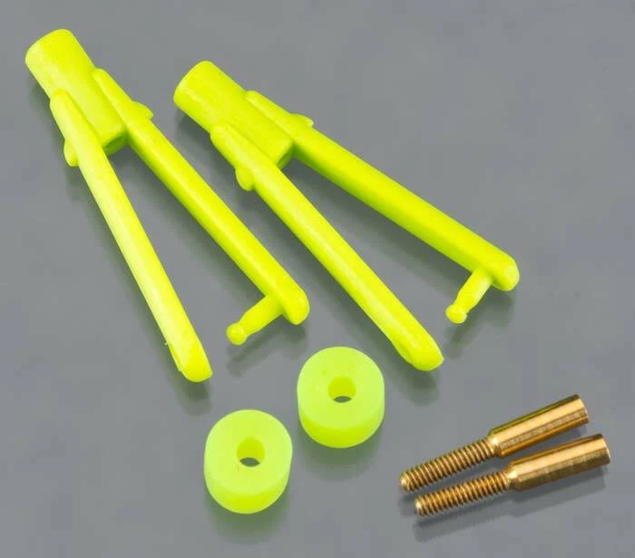 Dubro 973-LG Long Arm Micro Clevis .032" Lime Green (2) - Image 1 of 1