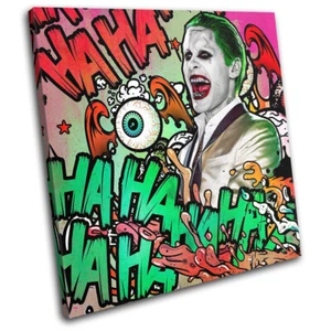 Escuadrón Suicida Joker Póster Película Grandes UN SOLO LIENZO ARTE DE PARED Impresión de Imagen - Imagen 1 de 1
