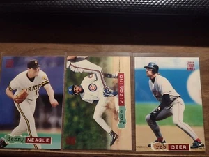 Jose Vizcaino, Denny Neagle &Rob Deer Topps #232,89&139 NEW - Picture 1 of 4