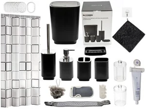 29pcs Bathroom Accessories Set Bathroom Accessory Set with Trash Can Bathroom... - Picture 1 of 9