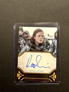 Game Of Thrones Art Images Rose Leslie as Ygritte Auto Extremely Limited MINT - Picture 1 of 2