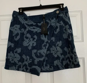 Neu mit Etikett Rag & Bone indigoblauer Marina Jeansrock 325 $ * Größe 2 * - Bild 1 von 3