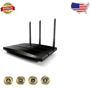 High-Speed AC1750 Wi-Fi Router with USB Port and 4 Gigabit Ethernet Connections - Picture 1 of 2