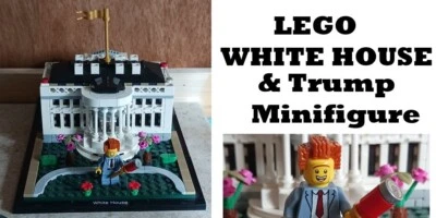 LEGO White House Trump White House Set Soda Can Staff Flowers Plates Fig Include - Image 1 of 4