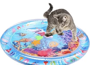 Pet Dog Cat Water Mat Cat Dog Water Soft Play Mat Pad Thickened Sensory Toy - Picture 1 of 8