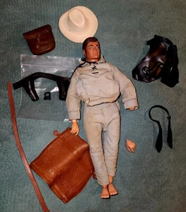 Figura de acción vintage Lone Ranger GABRIEL 10" con accesorios REPARACIÓN o PIEZAS - Imagen 1 de 5