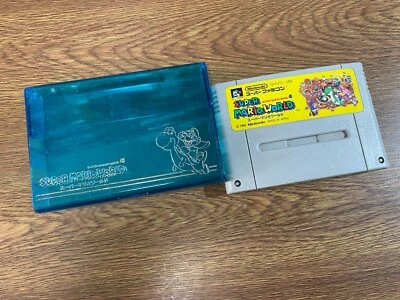 Super Mario Bros. 4 World Nintendo Super Famicom  with plastic case - Image 1 of 4
