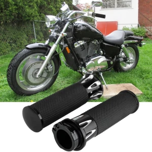 Empuñaduras de manillar de 1" para Honda Shadow ACE Aero Spirit VLX VT 1100 750 600 CD - Imagen 1 de 12